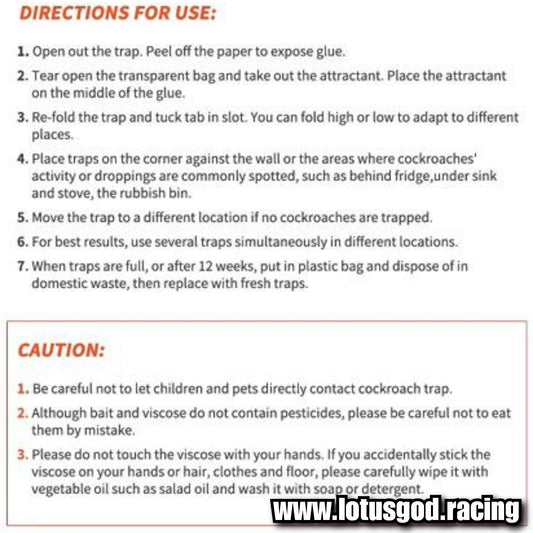 Very Effective Cockroach Trap Lizard Trap Sticker Roach Catcher Roach Reptile Insect Killer Trap 2025 Formula – Non-Toxic Trap (5 Packs)