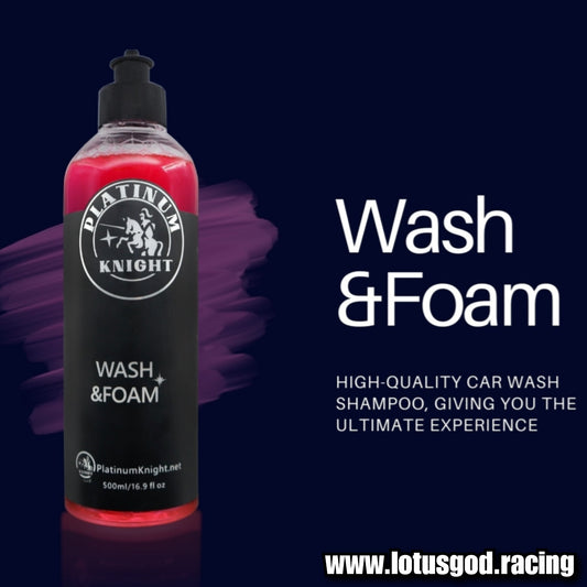 Premium Thick Nano Tech Red Melon Foam & Shine Clean Car Snow Wash For Motorcycle Car Lorry Van Pick Up Etc 500ml