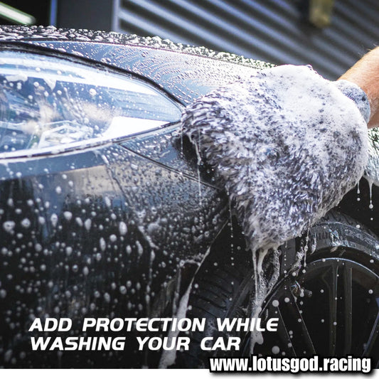 Smooth Purple Grape Ceramic Nano Tech Hydrophobic Gloss Wash + Wax & Shine Car Wash Cleaner Foam Shampoo For Motorcycle Car Lorry Van Pick Up Etc 500ml