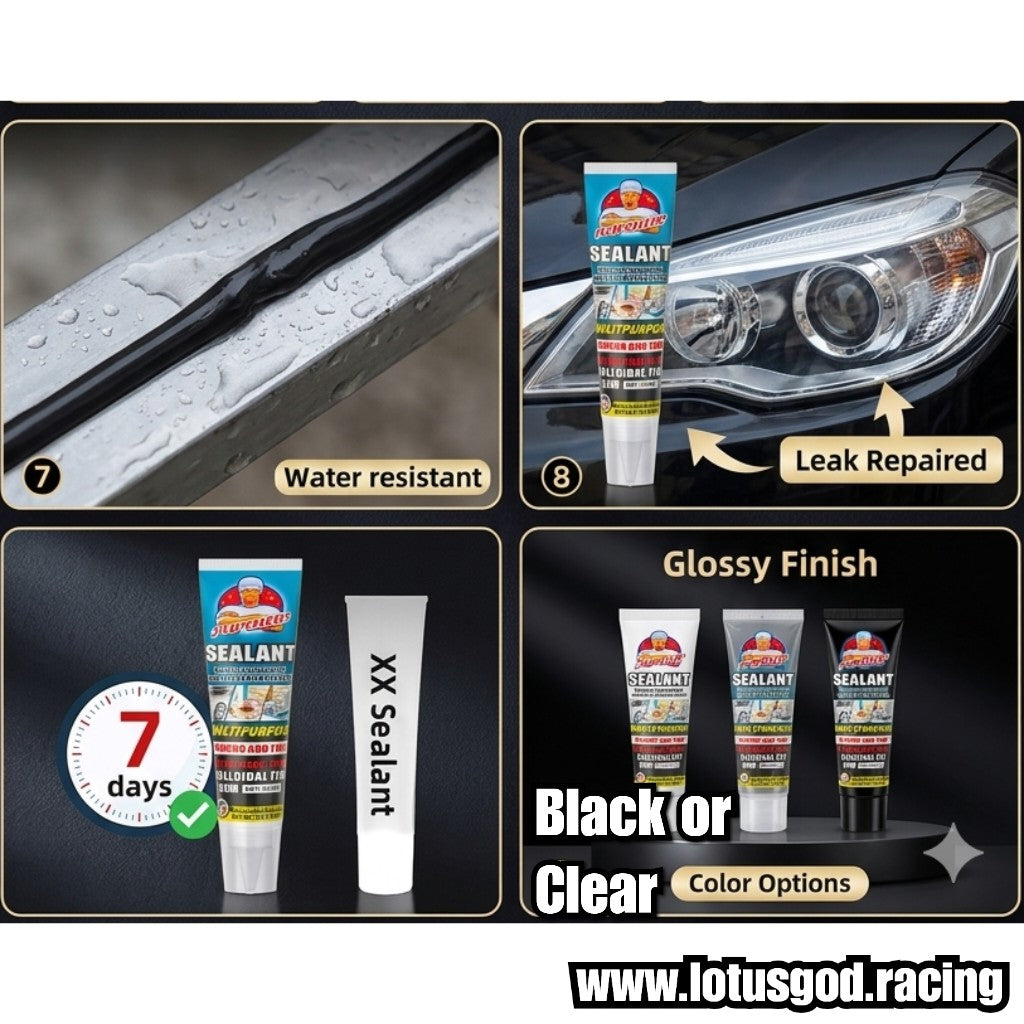 Germany Black | Clear Multi Purpose House Car Bodykit Bumper Lip Spolier Gt Wing Glass Window Sealing Waterproof Sealant Strong Bond High Viscosity Gel Glue 220ml