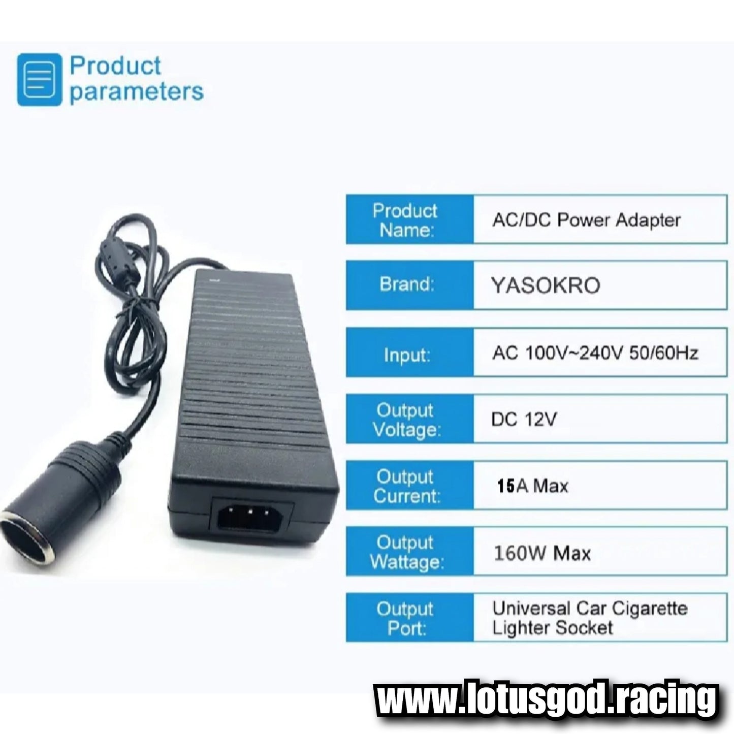 AC 110V/220V TO DC 160w Transformer Car Cigarette Lighter Power Adapter Socket 12V Volt 15A Charger Converter Home Parts EU Plug