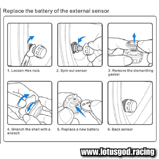 Cigarette Socket Lighter USB LED Voltage & Tyre Pressure Monitoring System For Real Time Volt +  Tyre Leak Air Detection - TPMS For Car Tires