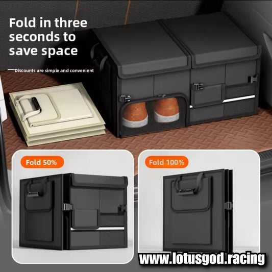 Large Capacity Compartment Boot Storage Organizer Storage Bag Car Trunk Soft Felt Storage Shoe Box Accessories 33cm X 30cm X 60cm