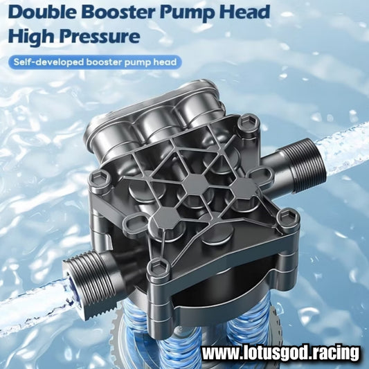 Blue Monster 2200w Wired 100 Bar Super Booster Portable Car Home Water Jet High Pressure Machine Spray Gun Cleaner Wash Tool + Snow Foam Bottle + Wheels
