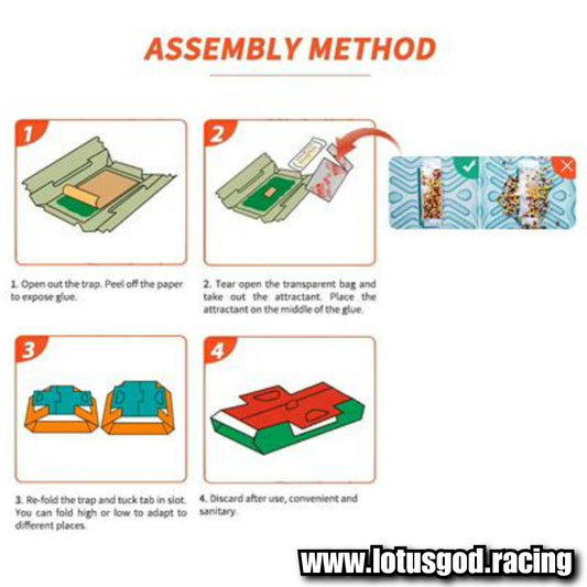 Very Effective Cockroach Trap Lizard Trap Sticker Roach Catcher Roach Reptile Insect Killer Trap 2025 Formula – Non-Toxic Trap (5 Packs)