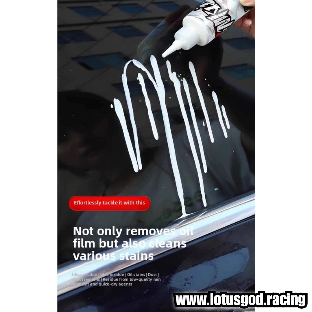 Car Window Glass Polishing Agent & Oil Film Rain Stain Remover | Anti-Smudge & Wiper Noise Reduction 150ml