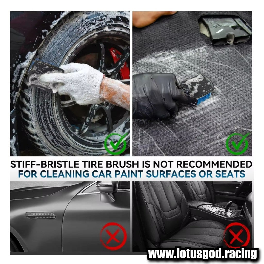 3 Brush Set Cleaning Dirt Kit For Mat Wheel Tyre Air Con Vent Micro Fiber Cleaning Detailing Car Lorry Van Pick Up Motorcycle Accessories