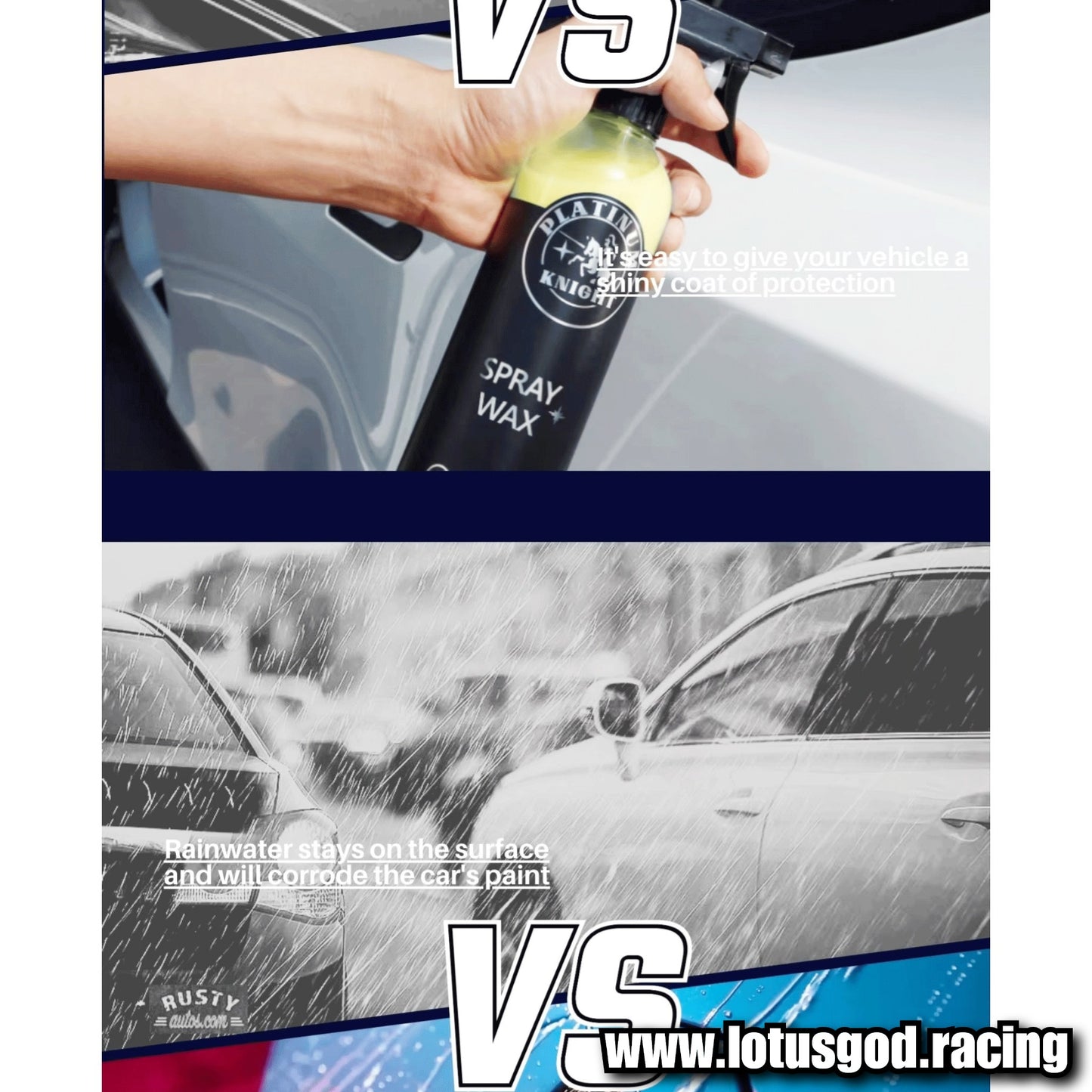 Smooth Spray Wax Nano Tech Hydrophobic Gloss Shine Finish Protection For Motorcycle Car Lorry Van Pick Up Etc 500ml