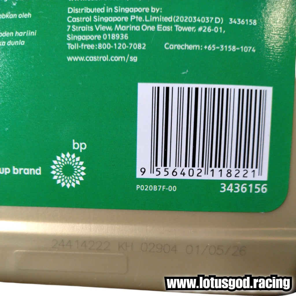 Original Authentic Castrol EDGE Professional 5W-40 Advanced Full Synthetic Engine Oil (1 Liter / 4 Liters)