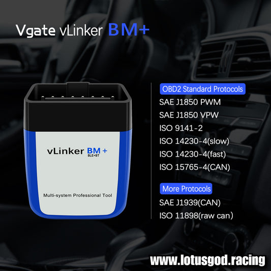 Wireless OBD vLinker BM ELM327 Scanner Bluetooth 4.0 OBD2 Car Diagnostic Auto Scan Tool ELM 327 V1.5 For Bmw Bimmercode Bimmerlink Mini F54 F55 F56 F57 F60