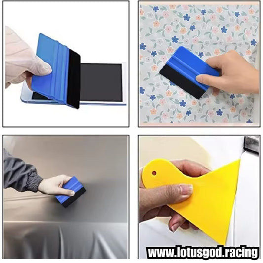 Vinyl Wrap Tool Kit Felt Squeegee Scraper Craft Cutter For Decal Sticker Glass Window Tint Accessories (15 Pieces)