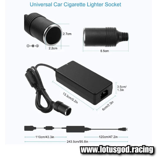 AC 110V/220V TO DC 160w Transformer Car Cigarette Lighter Power Adapter Socket 12V Volt 15A Charger Converter Home Parts EU Plug