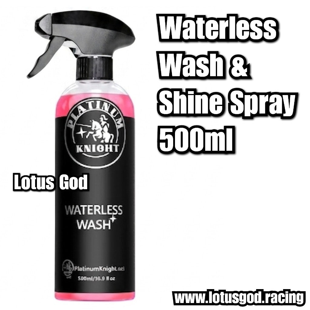 Premium Platinum Knight Waterless Wash Scratch Free Car Wash & Shine Spray Safe For Matt Vinyl Sticker Wraps & Paint 500ml