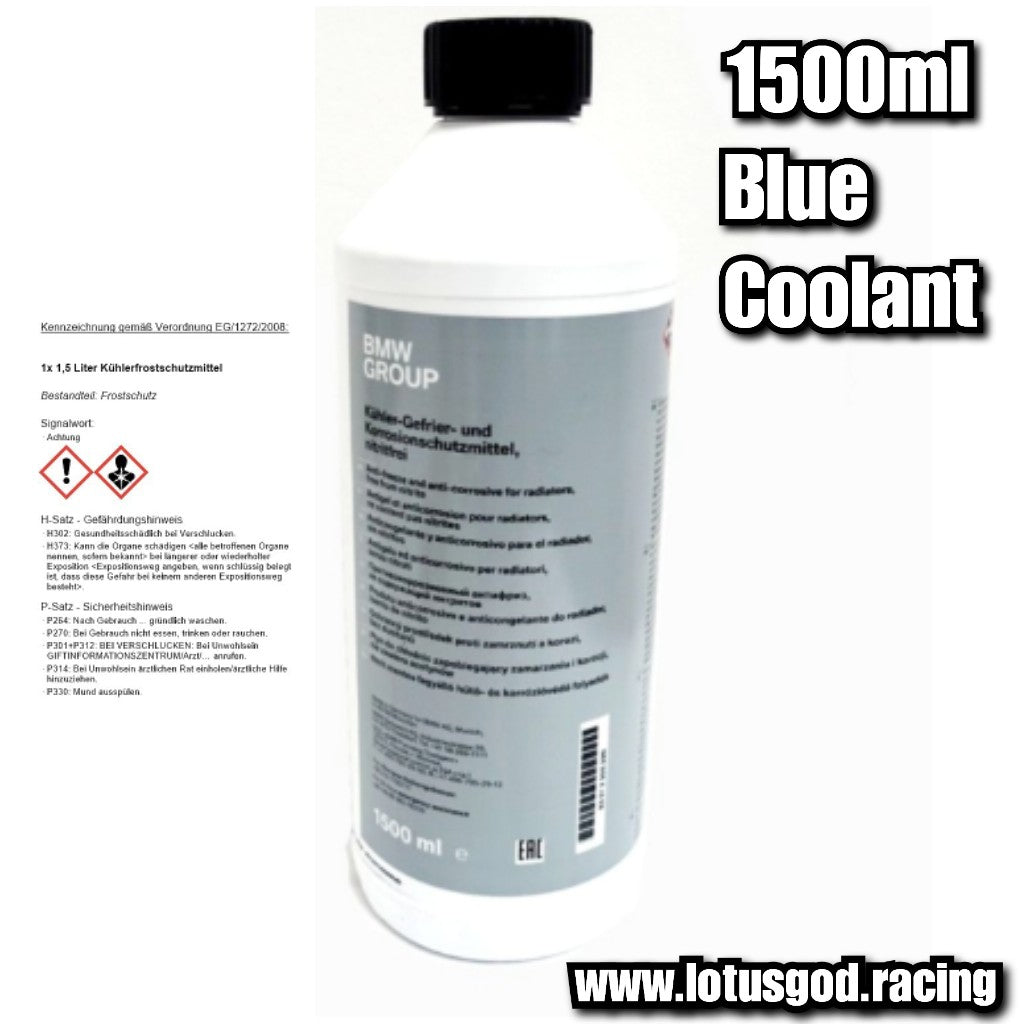 Genuine BMW Group Radiator Blue Coolant Concentrate Anti-Freeze & Anti-Corrosive Liquid Agent (1500ml)