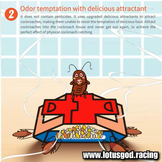 Very Effective Cockroach Trap Lizard Trap Sticker Roach Catcher Roach Reptile Insect Killer Trap 2025 Formula – Non-Toxic Trap (5 Packs)