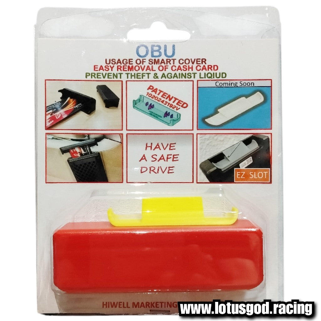 Original OBU Cover + Ezslot For Singapore Vehicle Smart On Board Unit Erp Cash Card Flash Pay IU Cashcard Flashpay Case