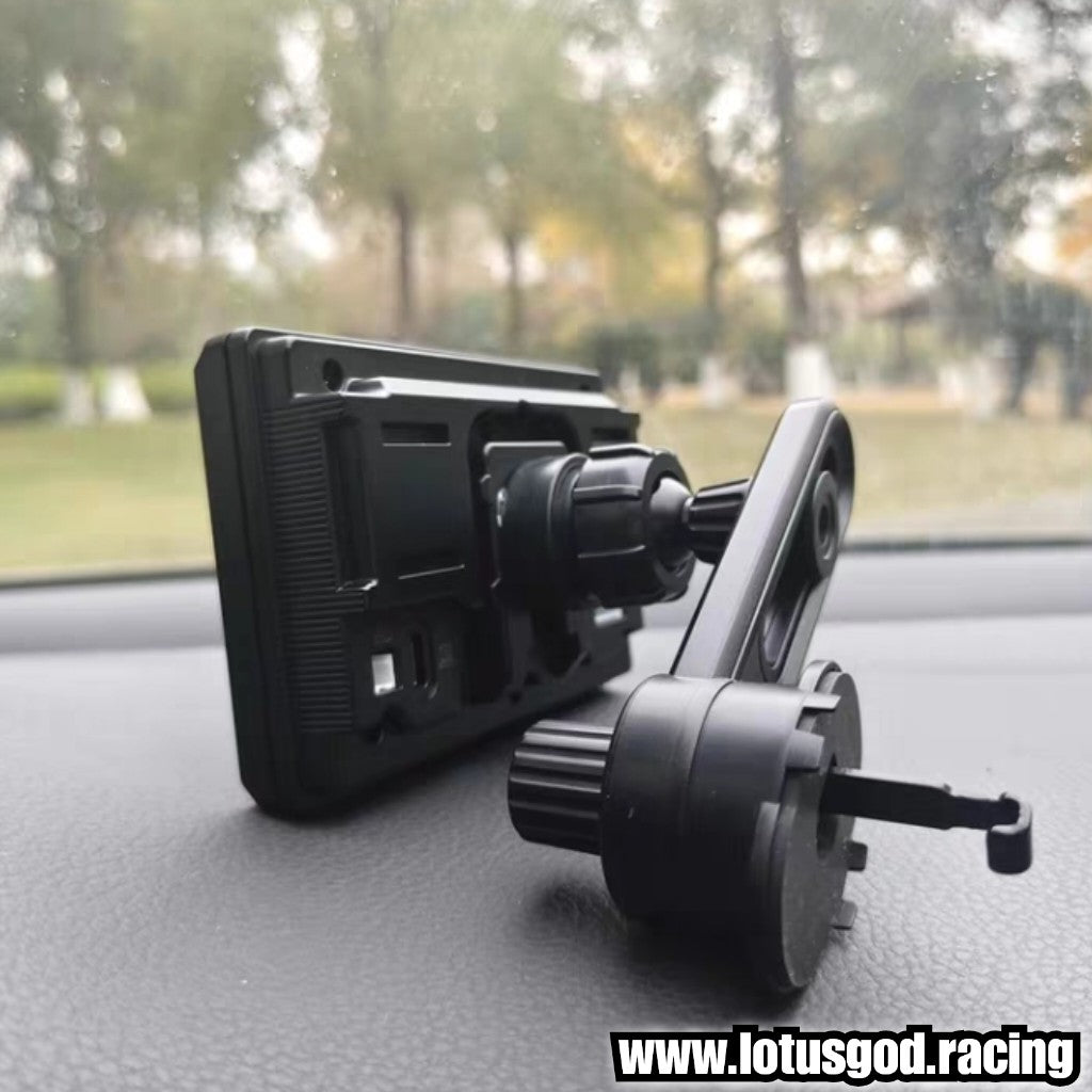 360 Degree Universal Straight Round Square Vertical Air Con Vent Mount Holder For Lufi OBD2 Performance Racing Gauge (XF, XS, X7 Compatible)