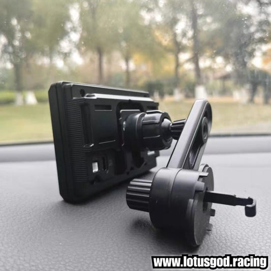 360 Degree Universal Straight Round Square Vertical Air Con Vent Mount Holder For Lufi OBD2 Performance Racing Gauge (XF, XS, X7 Compatible)