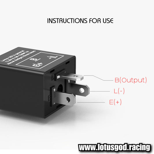 Universal 12 Volts 3 Pin LED Flasher Blinker Relay Automobile Turn Signal Light Relay 12v Switch For Car Motorcycle Etc