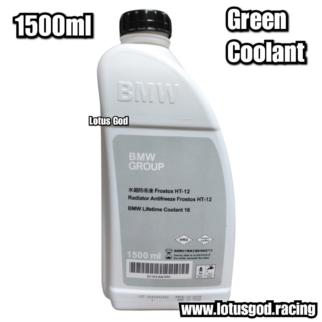 Genuine BMW Radiator Green Formula Coolant Frostox HT-12 Lifetime Coolant 18 Anti-Corrosive Liquid Agent |1500ml