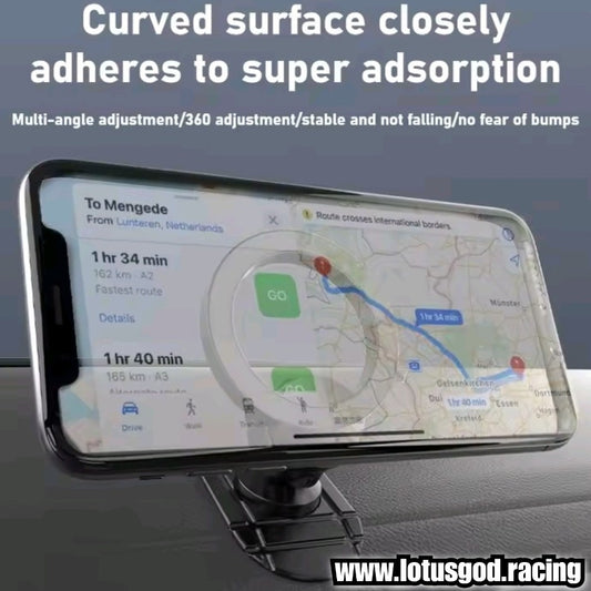 Universal 360 Degree Foldable Magnetic Car Phone Holder for MagSafe Dashboard Magnet Car Mount for iPhone Android Handphone Etc