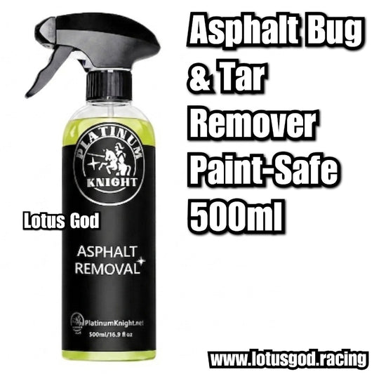 Premium Platinum Knight Asphalt Bugs & Tar Remover Car Paint-Safe Sap & Road Grime Cleaner 500ml