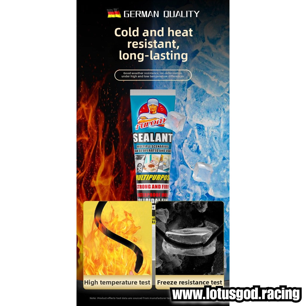 Germany Black | Clear Multi Purpose House Car Bodykit Bumper Lip Spolier Gt Wing Glass Window Sealing Waterproof Sealant Strong Bond High Viscosity Gel Glue 220ml