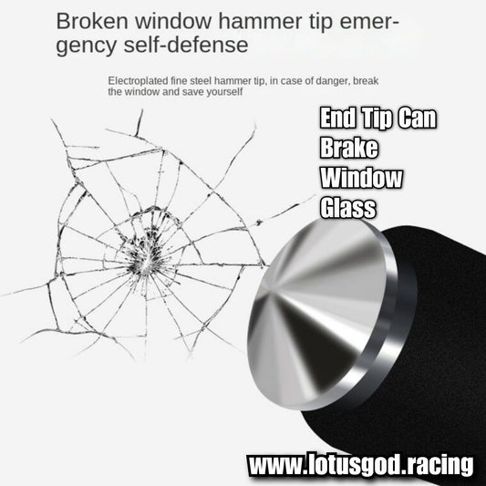 Universal Solid Car Steering Wheel Lock Adjustable Anti Theft Steering Wheel Lock + 3 Keys & Safety Glass Hammer Function For All Type Of Theft Prevention For Your Expensive Vehicle