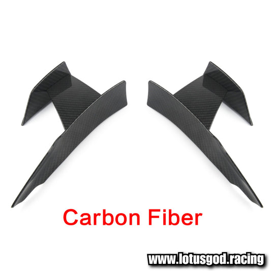 Universal Front Rear Bumper Lip Air Vent Trim Spoiler Canards Splitter Styling Accessories