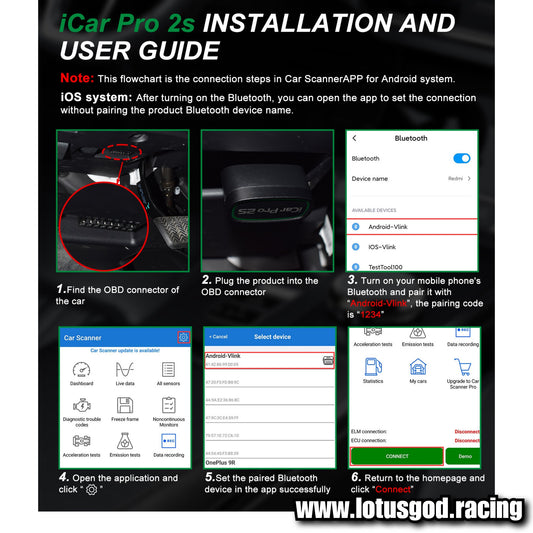 Obd2 Bluetooth Scanner 4.0 ELM327 V1.5 OBD 2 Car Diagnostic Clear Fault Codes Tool For MOST Cars On IOS Apple Android PC ELM 327 OBDII Reader Bimmercode Tesla Ev Byd