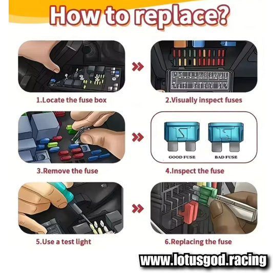 306 Pieces Of Big Fuse | Mini Fuse | Micro Fuse 2 | 3 | 5 | 7.5 | 10 | 15 | 20 | 25A | 30 | 35 For Vehicle Cars Motorcycle Yacht Bikes Etc