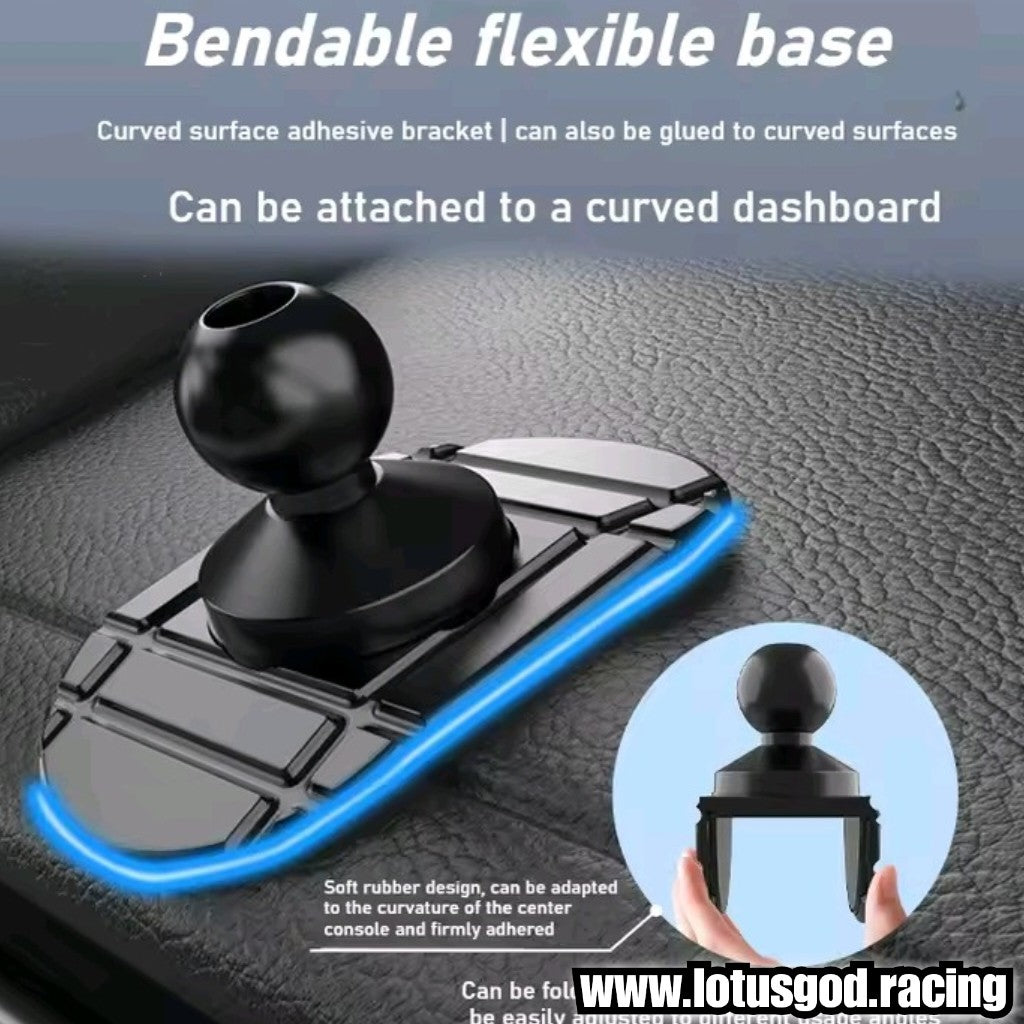 Universal 360 Degree Foldable Magnetic Car Phone Holder for MagSafe Dashboard Magnet Car Mount for iPhone Android Handphone Etc