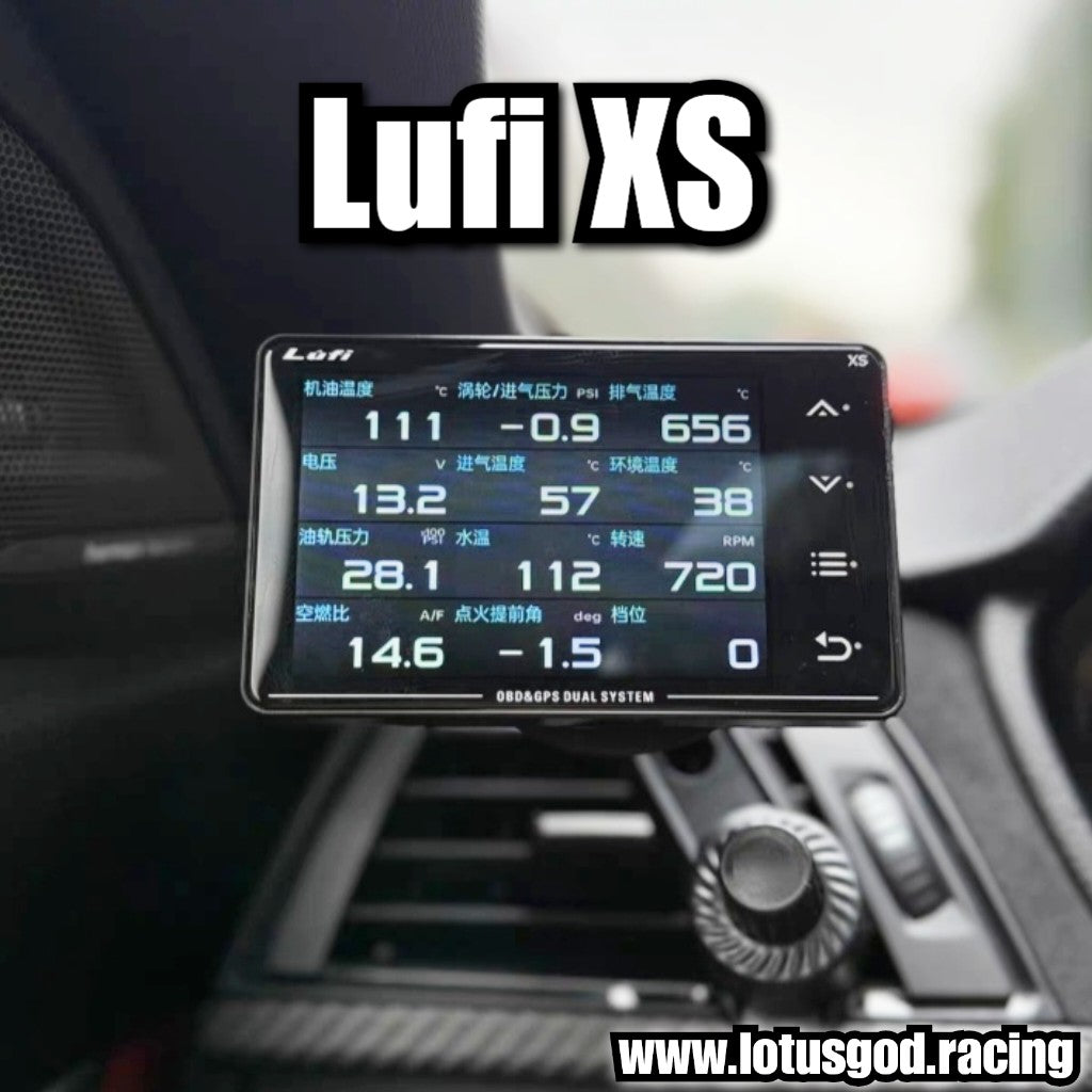 360 Degree Universal Straight Round Square Vertical Air Con Vent Mount Holder For Lufi OBD2 Performance Racing Gauge (XF, XS, X7 Compatible)