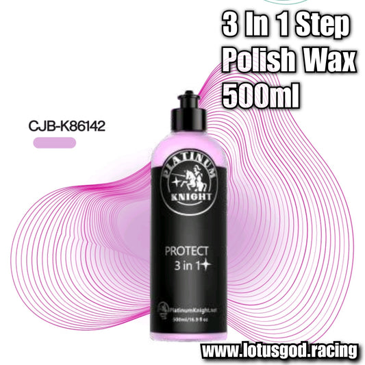 Premium 3 In 1 Powerful Soft Medium Coarse Wax Scratch Removal Repair Polish Paint Correction For Car Bikes Bicycle Motorcycle Lorry Van Pick Up Etc 500ml