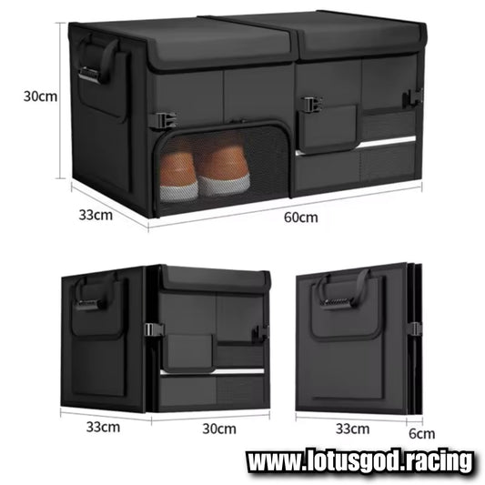 Large Capacity Compartment Boot Storage Organizer Storage Bag Car Trunk Soft Felt Storage Shoe Box Accessories 33cm X 30cm X 60cm
