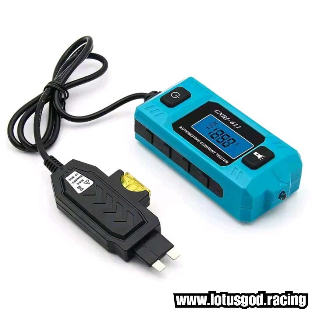 Digital Automotive Fuse Current Tester – 12V/24V/48V Car Leakage Analyzer & Parasitic Drain Diagnostic Tool