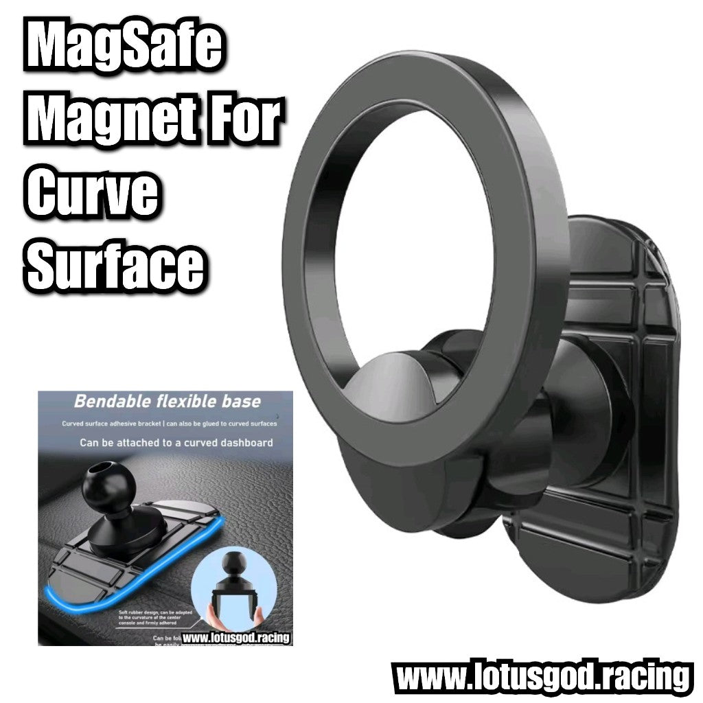 Universal 360 Degree Foldable Magnetic Car Phone Holder for MagSafe Dashboard Magnet Car Mount for iPhone Android Handphone Etc