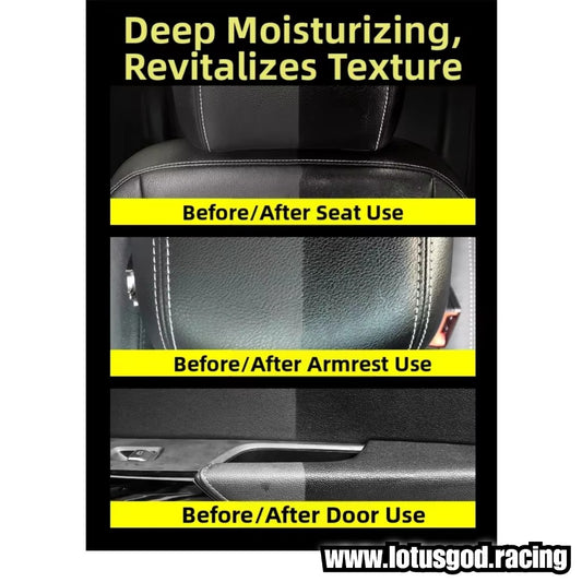 Premium Germany Quality 2-in-1 Leather Cleaner & Conditioner Spray Deep Stain Remover + Protective Polish for Furniture Bags Automotive Car Sofa Interiors 500ml + 100ml (2 Bottles)