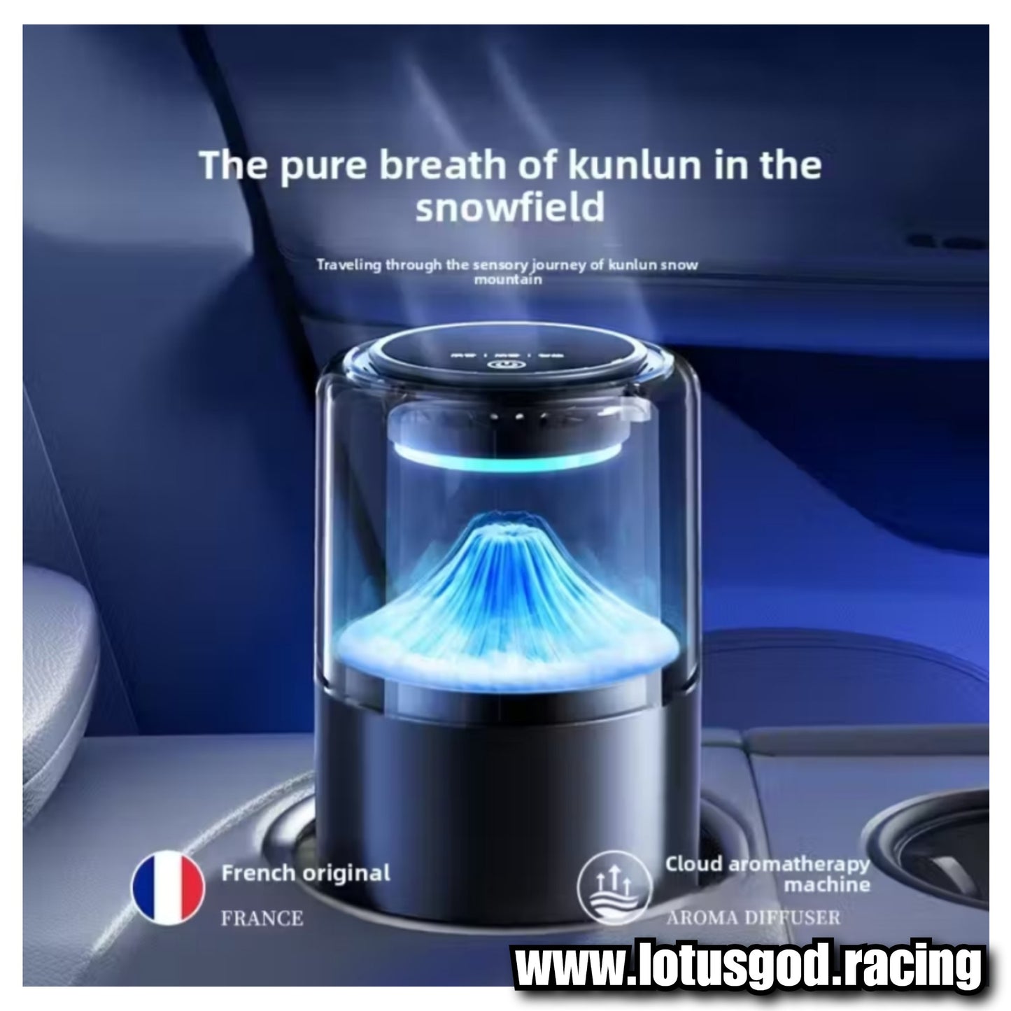 Rechargeable Auto Cloud Aroma Automatic Air Diffuser Mist Bomb Smart Aromatherapy Air Freshener Perfume Fragrance For All Vehicle Car Etc