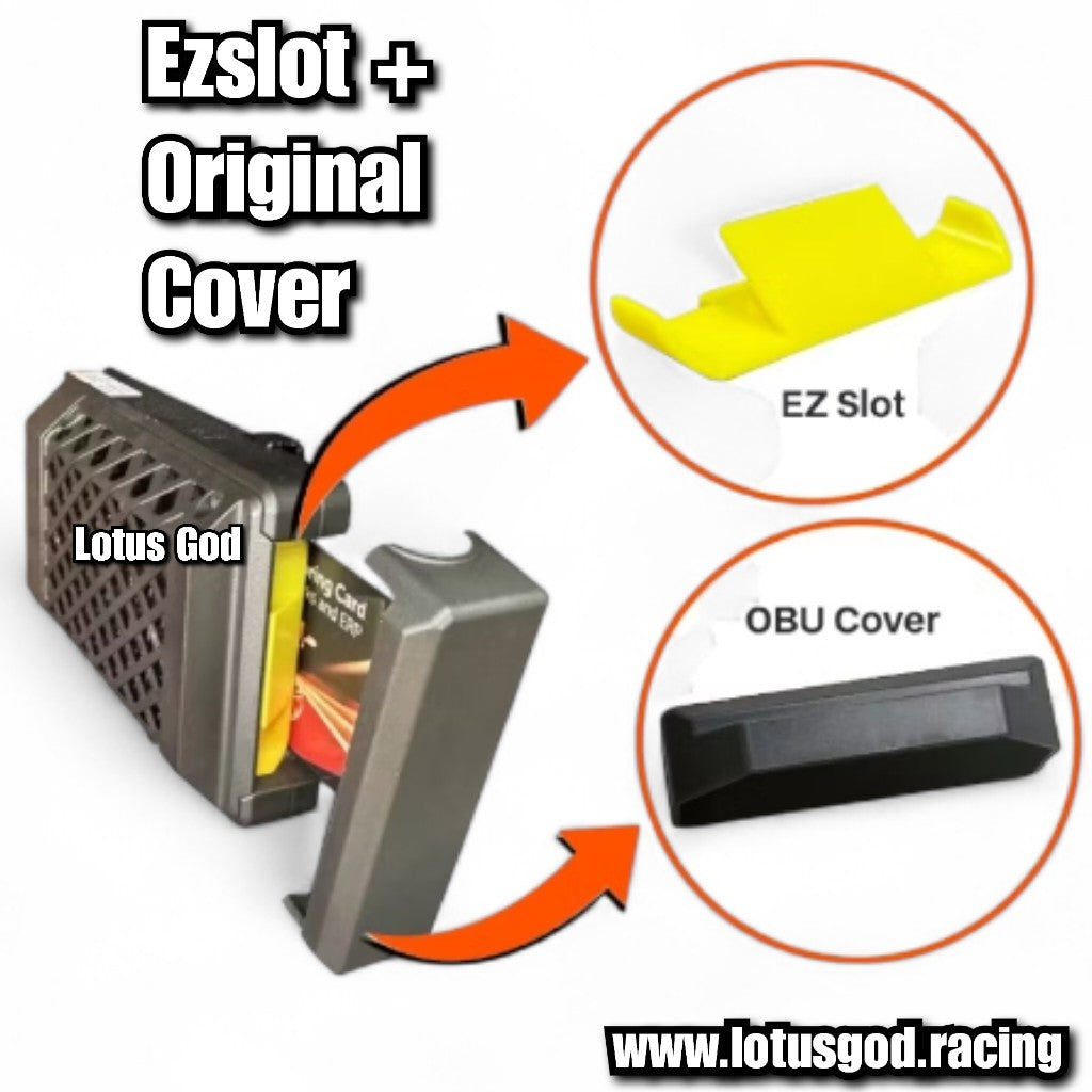 Original OBU Cover + Ezslot For Singapore Vehicle Smart On Board Unit Erp Cash Card Flash Pay IU Cashcard Flashpay Case