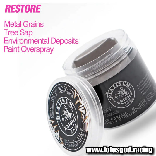 Premium Magic Grey Clay Top Grade Bar Infused Car Bike Detailing Quickly Removes Debris Mud Dirt Black Tar Stains From Paint Glass Etc 180g